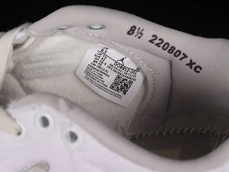 All categories Air Jordan Jordan series basketball shoes Air Jordan 1 Low Uion LA x Air Jordan Ko Low AJ1 Joe 1 joint white canvas low-top retro basketball shoes DO8912-101